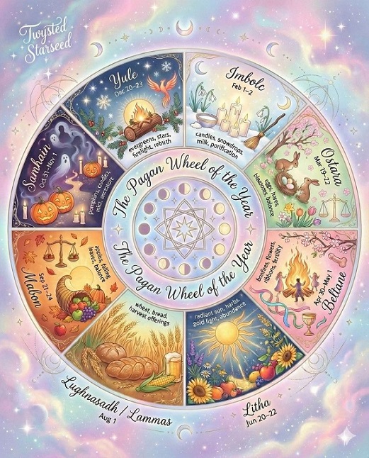 Holdnaptár, kozmikus és kelta évkör 2026-ra – I. rész